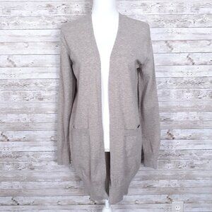 Sweet Romeo Womens Open Front Cardigan XS Heather Latte 435A